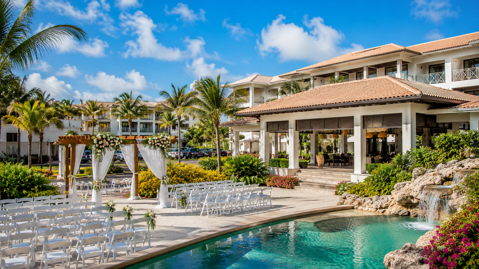 Luxury resort wedding location in Curacao